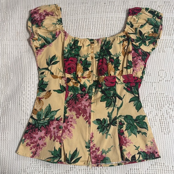 Pinup Girl Clothing Peasant Top - Picture 2 of 3